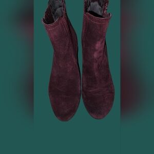 Sam Edelman Burgundy Over-The-Knee Suede Boots